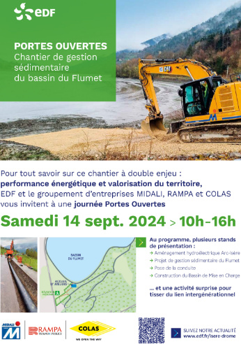 Portes ouvertes chantier du Flumet