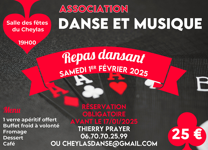 Repas dansant de Danse et musique